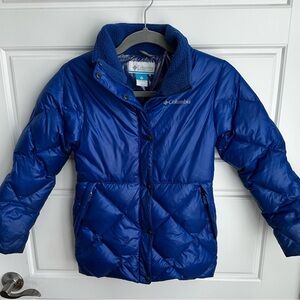 Columbia Big Girls Forest Park 450 Fill Down Puffer Jacket Size S (7/8)